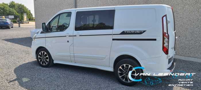 FORD TRANSIT CUSTO *SPORT* dble cab 5pl. 26000€ HTVA 