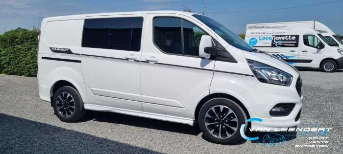FORD TRANSIT CUSTO *SPORT* dble cab 5pl. 26000€ HTVA 